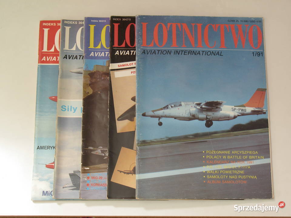 Lotnictwo Aviation International numery 15 1991 Wojsko i militaria