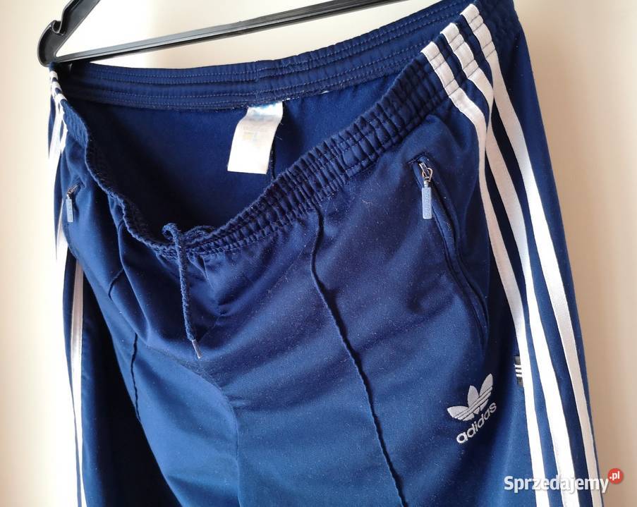 Spodnie dresowe Adidas 3 Paski lata 90 rozmiar Katowice