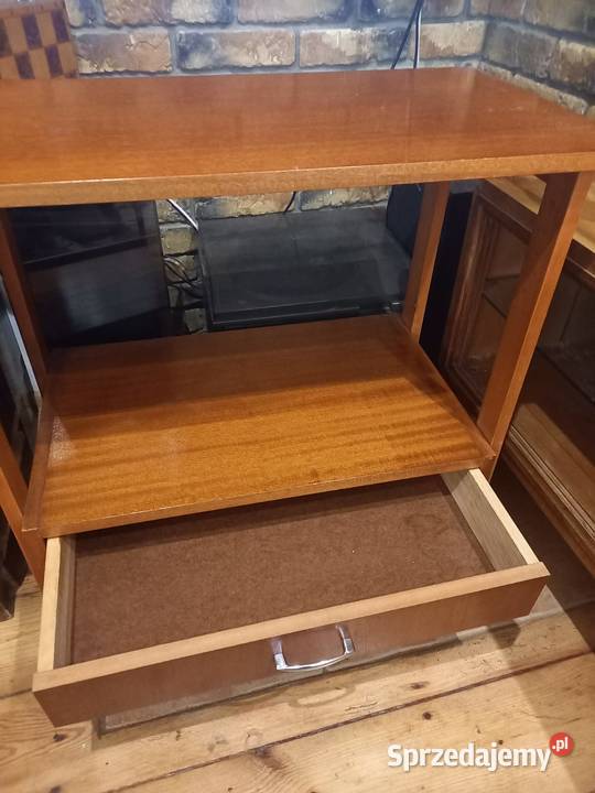 stolik rtv lata 6070 prl fornir Stoły, krzesła, biurka Gdańsk