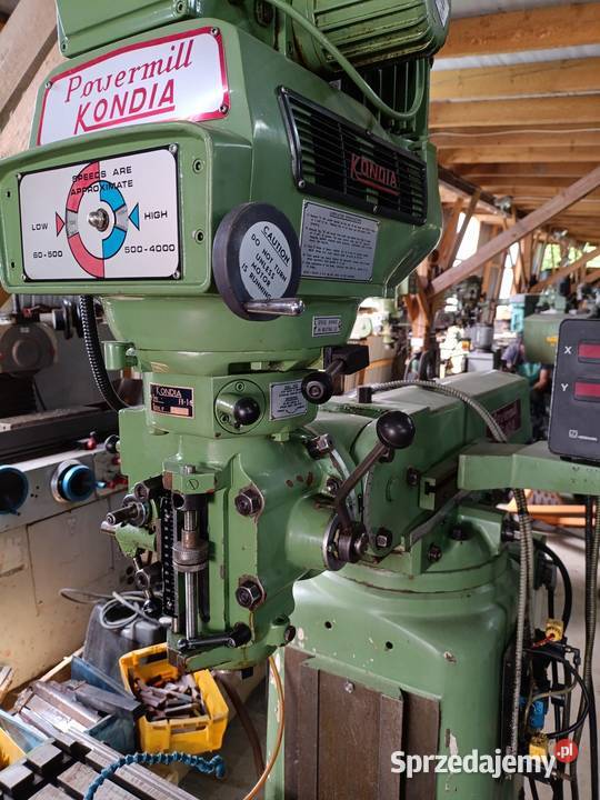 Frezarka uniwersalna kondia odczyty wiertarko Maków Podhalański