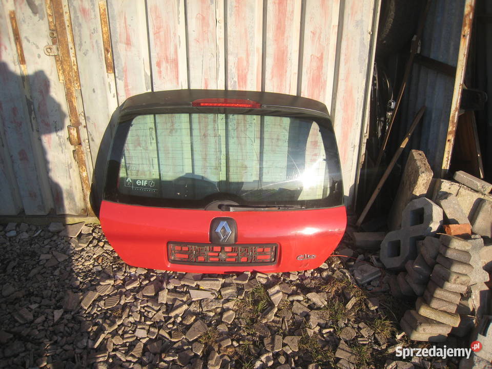 Klapa bagażnika pokrywa szyba Renault Clio II małopolskie Kraków