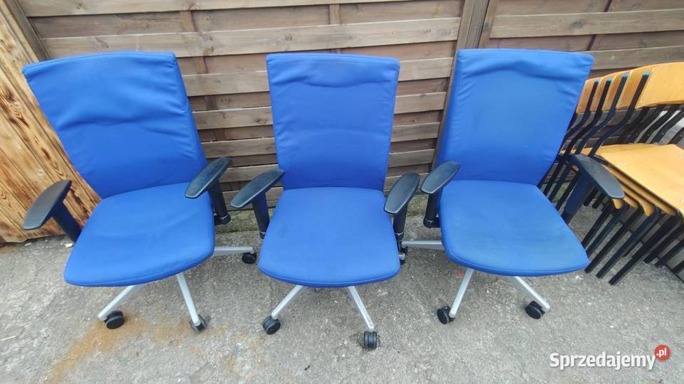Krzesło Profim Plus fotel obrotowy niebieskie
