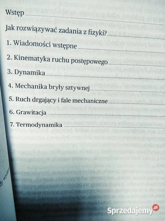 Fizyka 1 rozszerzenie zbiór zadań operon mazowieckie Warszawa
