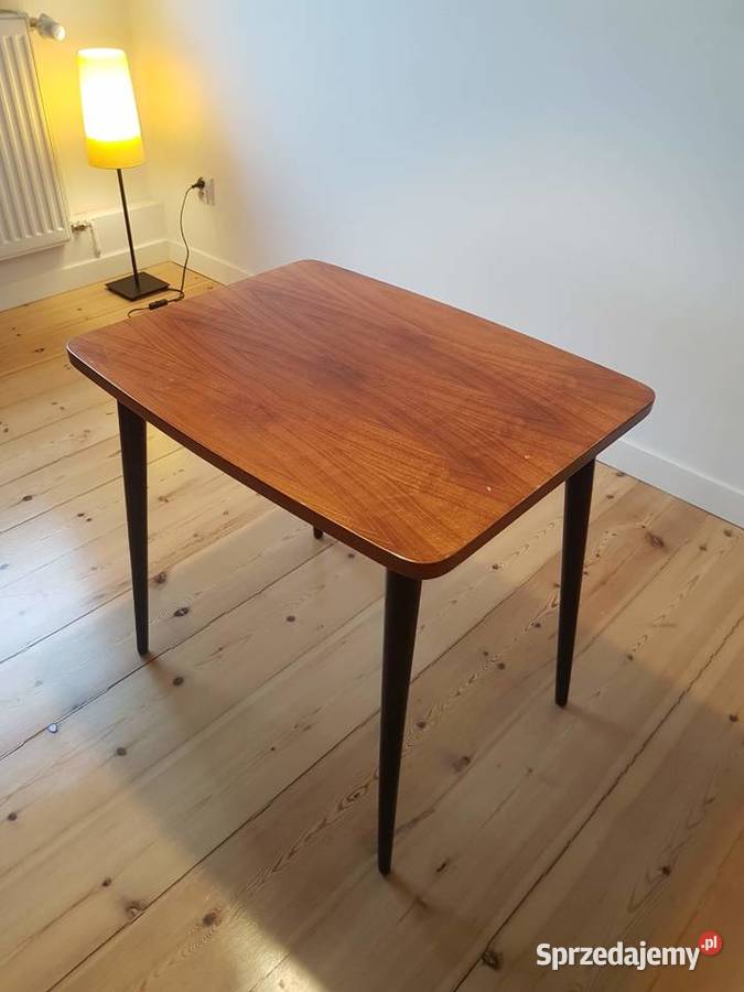 Stolik kawowy patyczak z czasów PRL lata 6070 55cm Szczecin
