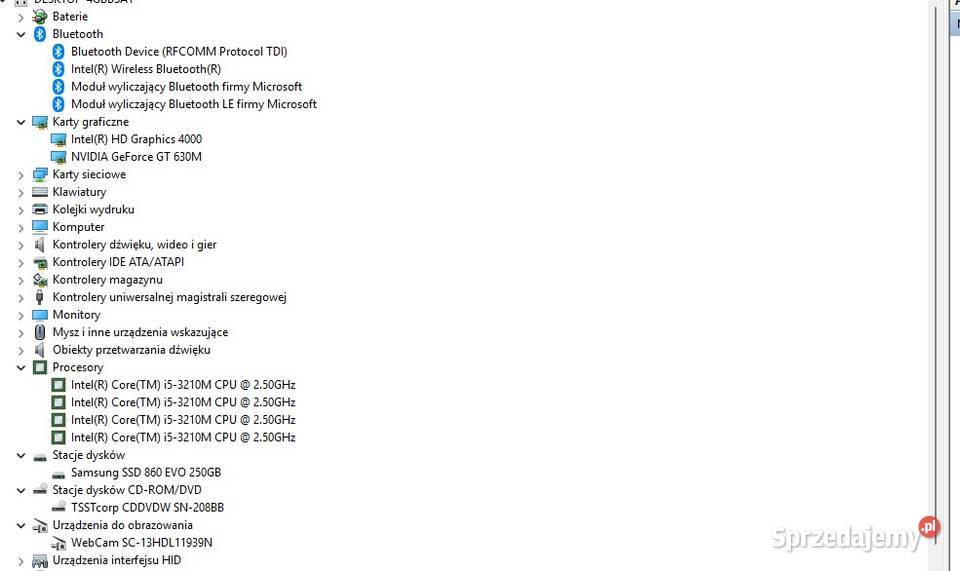 Laptop Samsung NP550P Nvidia 6GB SSD 156 Win 11 Lublin