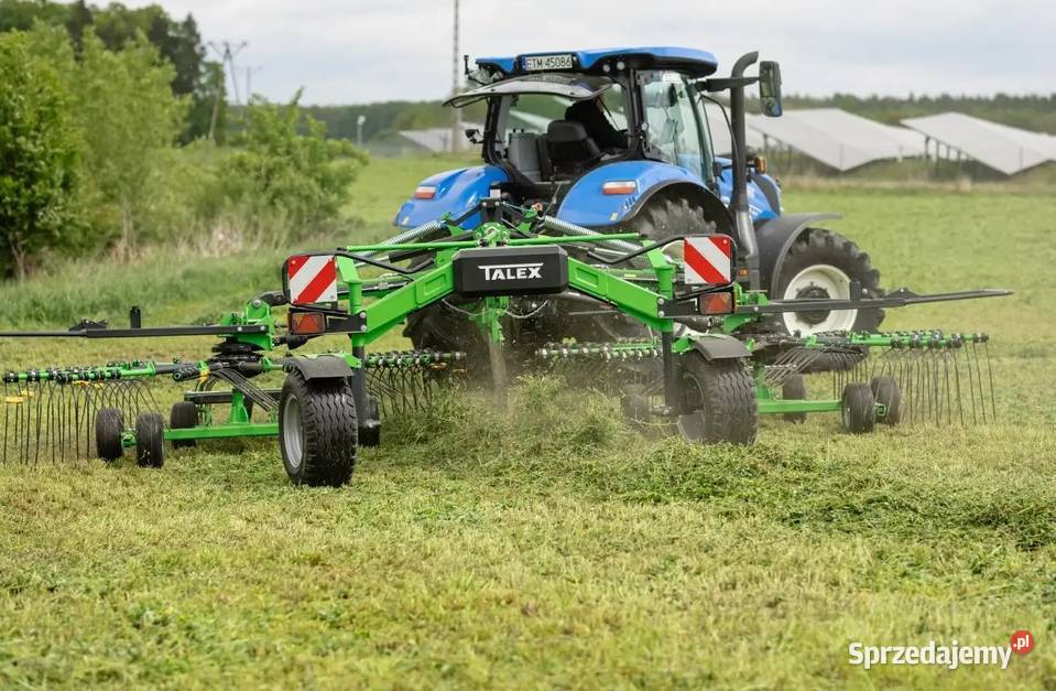Zgrabiarka dwukaruzelowa 800 szybka realizacja
