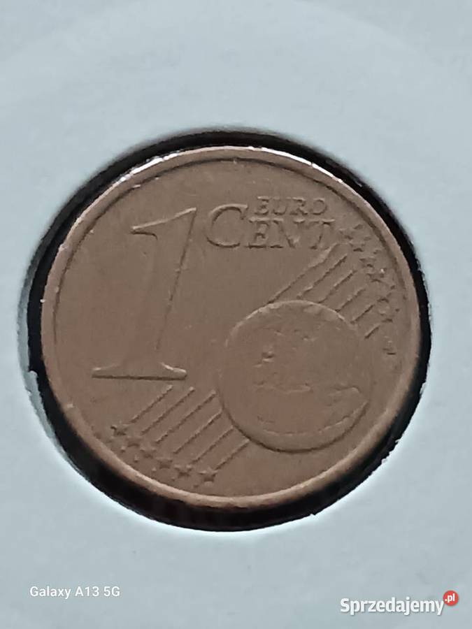 1 Eurocent Francja 2001 r wielkopolskie Konin sprzedam