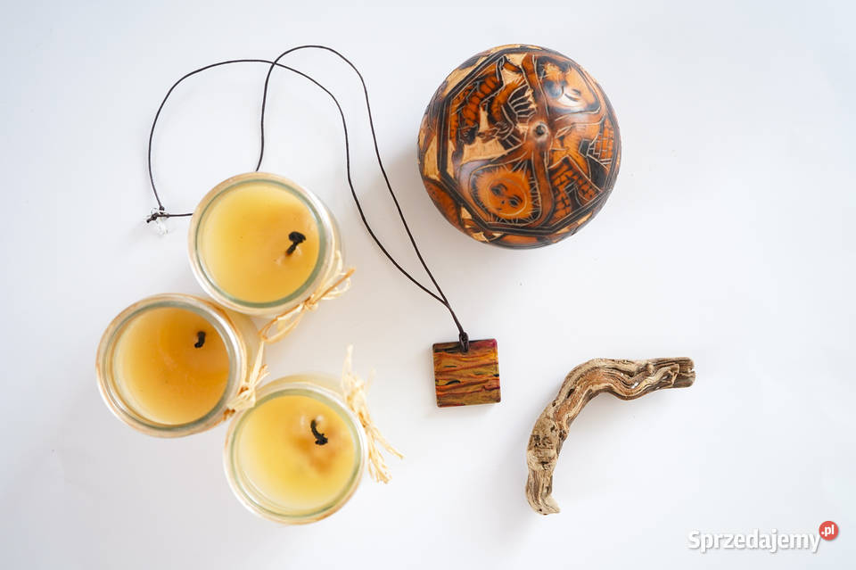 Artystyczny kwadratowy wisiorek z żywicy mazowieckie Warszawa