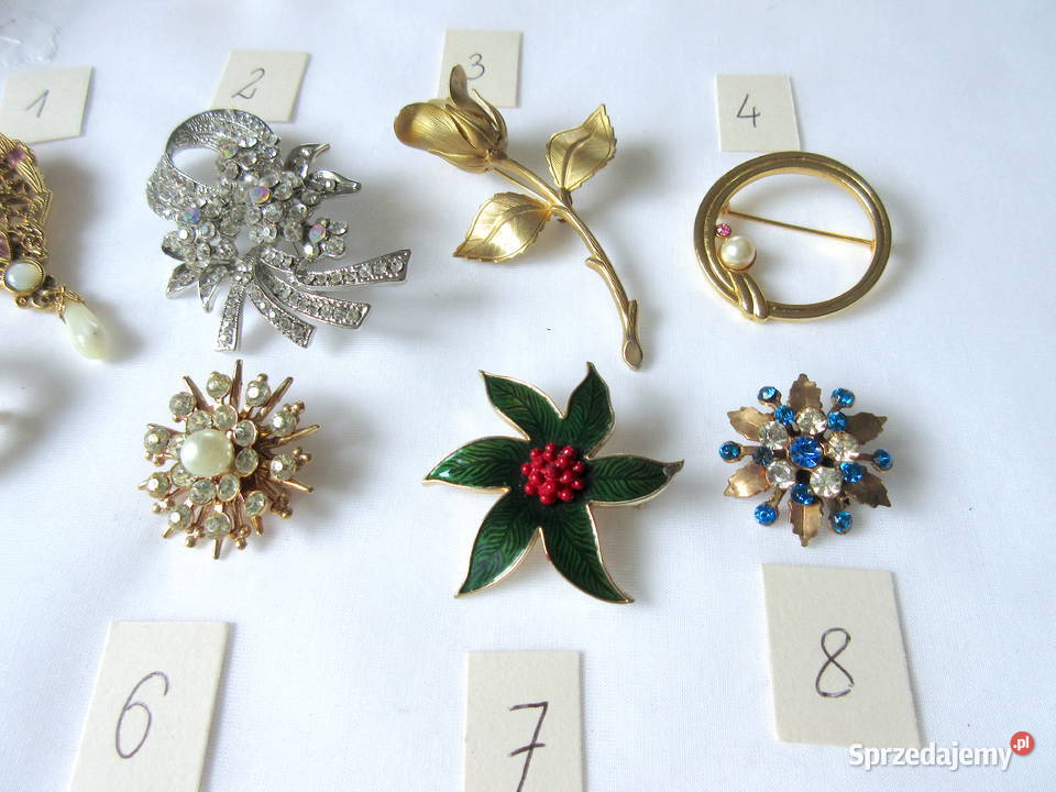 Stara biżuteria vintage lata 80 Zegarki i Biżuteria podkarpackie Straszydle