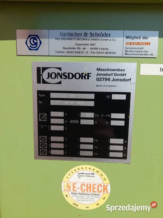 Wiertarka wielowrzecionowa Jonsdorf Wejherowo