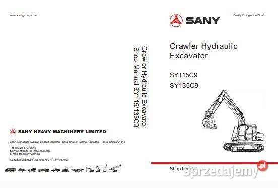 Sany SY365H SY195 SY205 SY215 SY225 C9