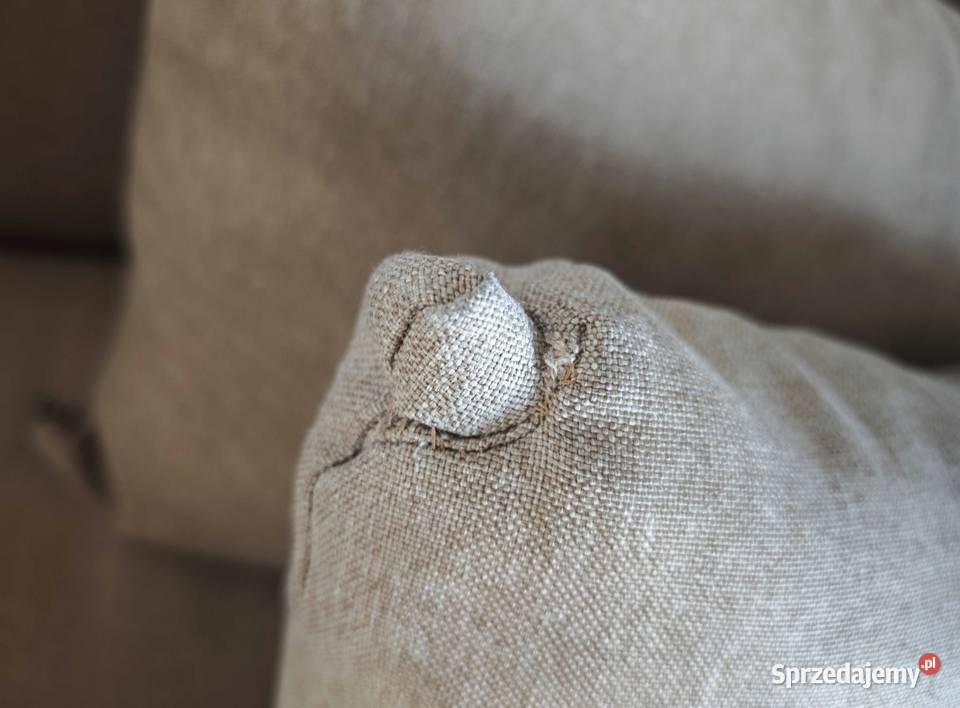 Narożnik modułowy 2 pufy pojemniki na pościel Poznań