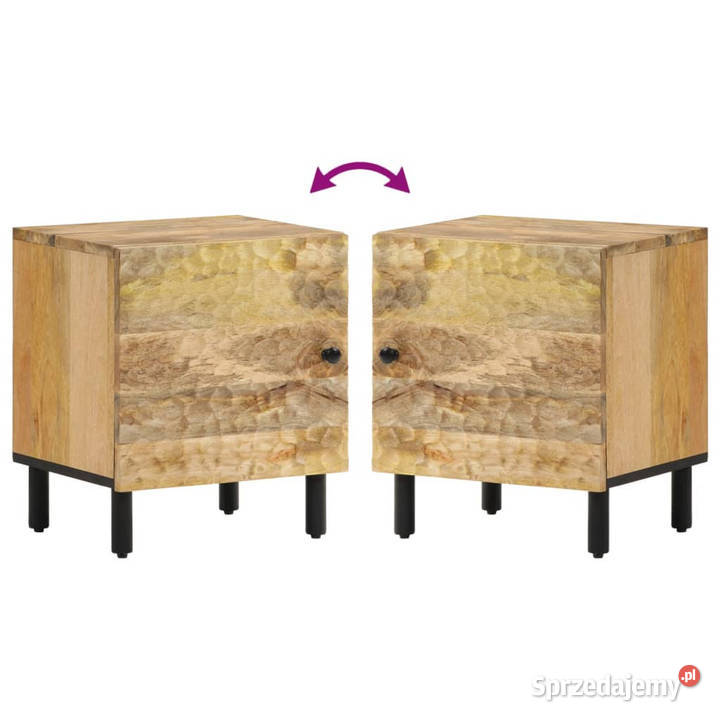 Szafki nocne 2 40x33x46 lite drewno mango mazowieckie sprzedam