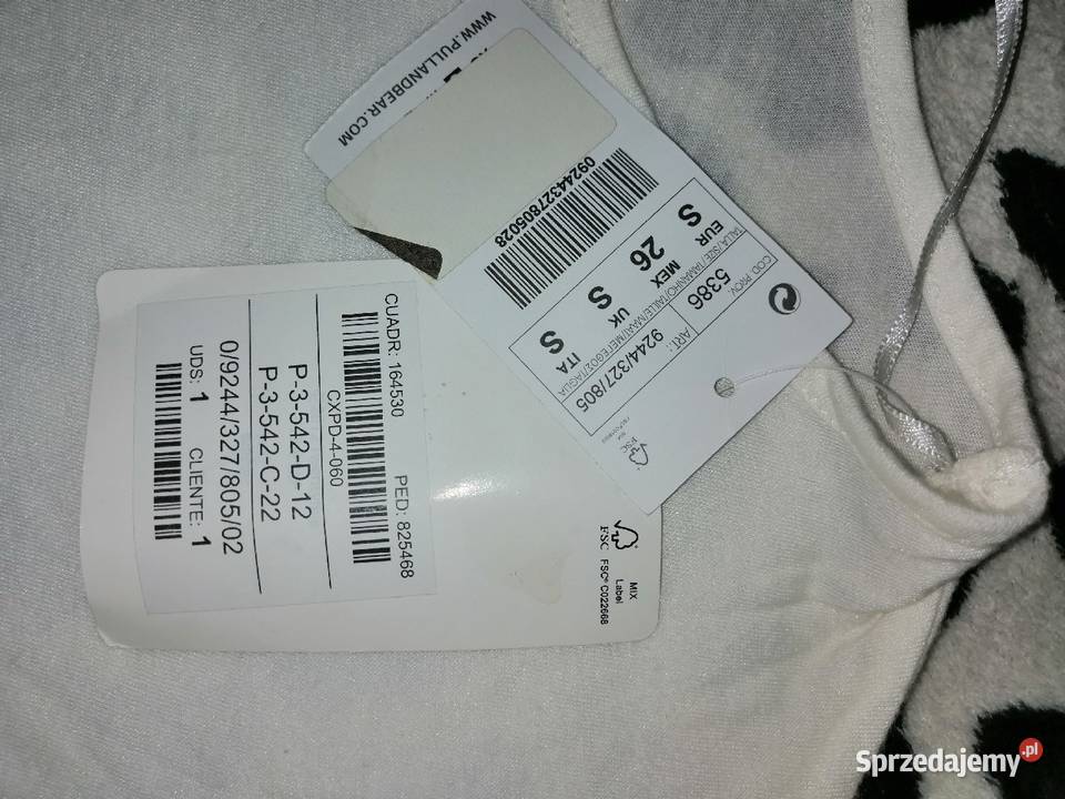 PULLBEAR Limitowana edycja NOWA biała Bluzka