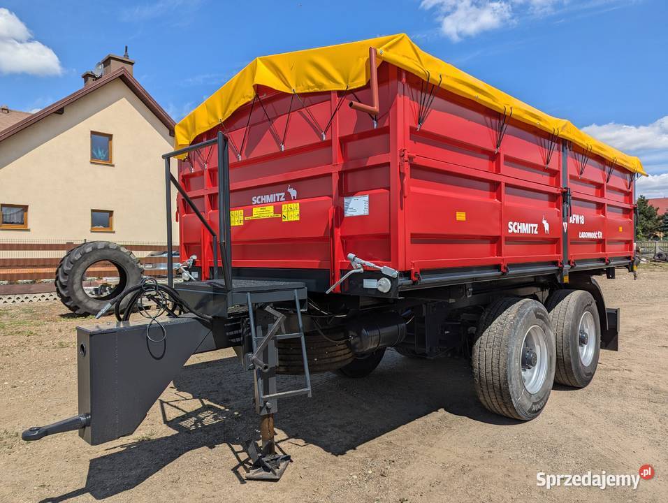 Przyczepa 18t DMC Tandem 3Stronny Wywrot Shmitz Kalinowice sprzedam