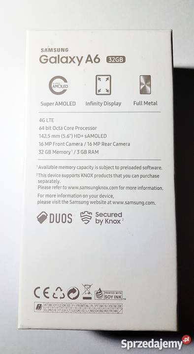 Samsung Galaxy A6 2018 32GB Duos pomorskie