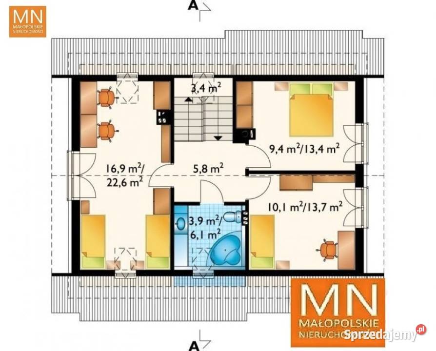 Dom wolnostojący 140m2 Marszowice Liczba pokoi 4