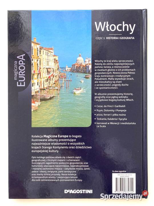 Magiczna Europa Włochy cz 1 seria DeAgostini Rok wydania 2012 Pruszków