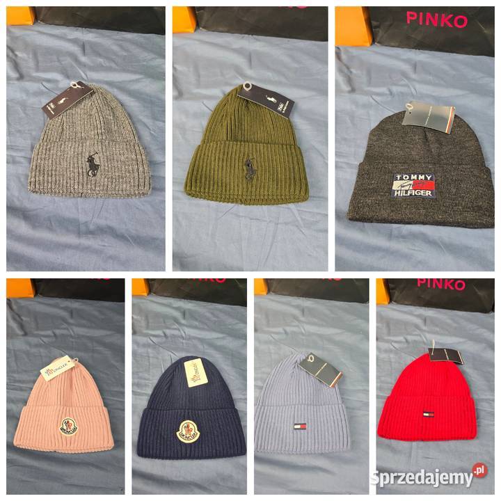 Czapki zimowe th Ralph moncler damskie męskie Wadowice