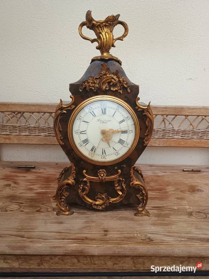 Kominkowy zegar francuski podkarpackie Rzeszów sprzedam