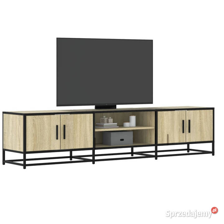 Szafka pod TV dąb sonoma 180x35x41 materiał RTV Warszawa