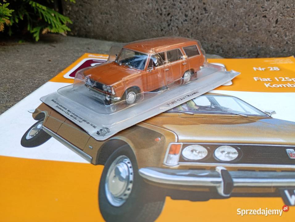 FIAT 125P KOMBI model kolekcja 143 kultowe auta Modelarstwo Warszawa