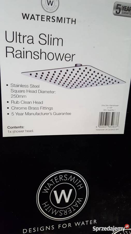 Deszczownica ultra cienka 25x25 stal nierdzewna Wodzisław Śląski