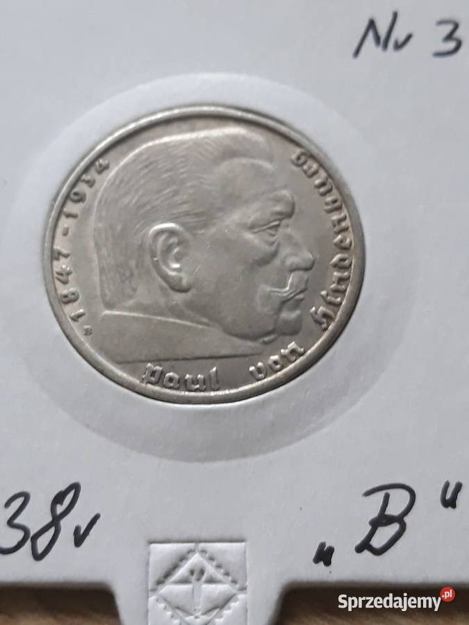 2 Marki Paul von Hindenburg 1938 rmen B 3 J Konin