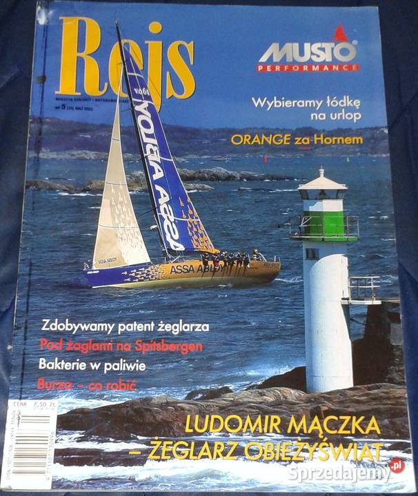 Rejs Magazyn żeglarzy i motorowodniaków 9 Rok wydania 2001 Pozostałe