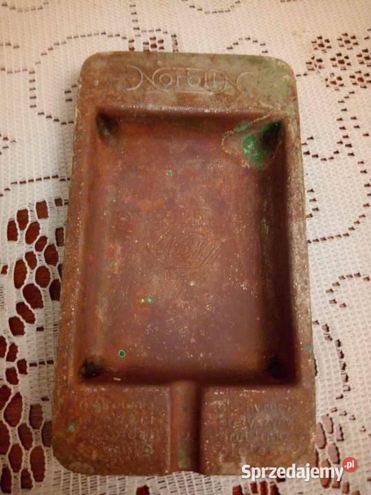 Popielniczka reklamowa z roku 1934 Spółki Warszawa