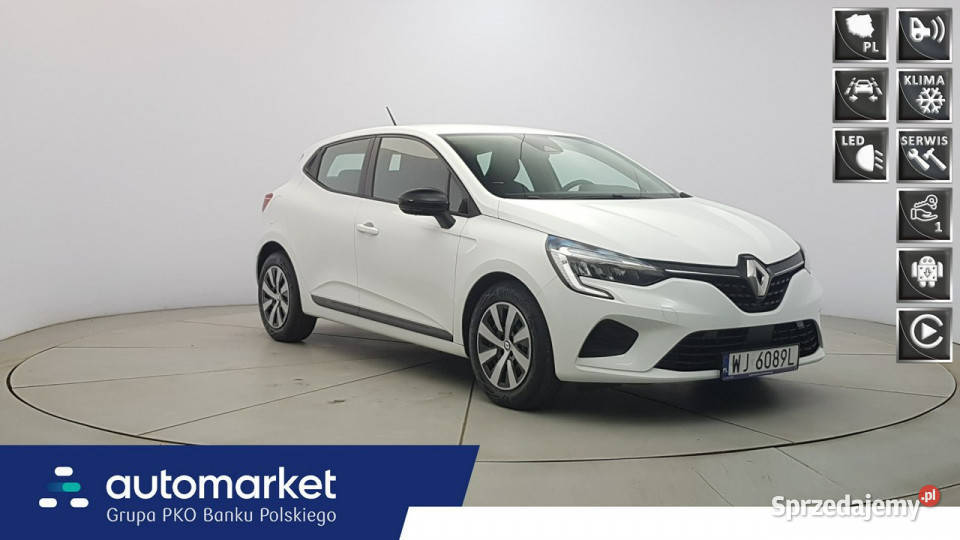 Renault Clio 10 TCe Equilibre Z Polskiego Salonu czujnik zmierzchu Warszawa sprzedam