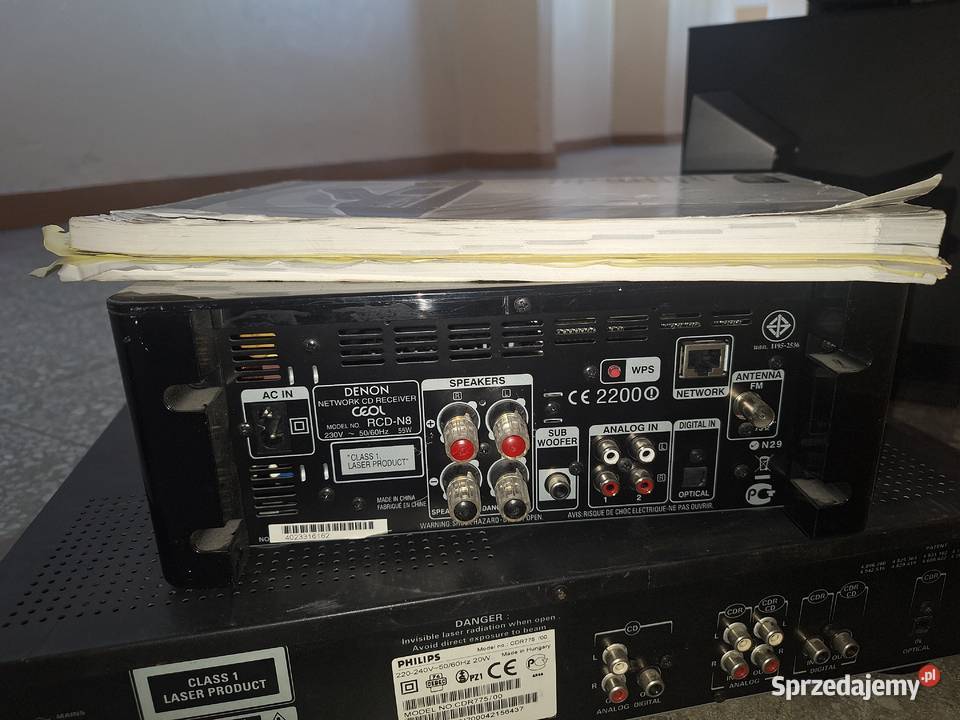 Denon amplituner Sony BluRay Philips podwójna Wzmacniacze i pokrewne sprzedam