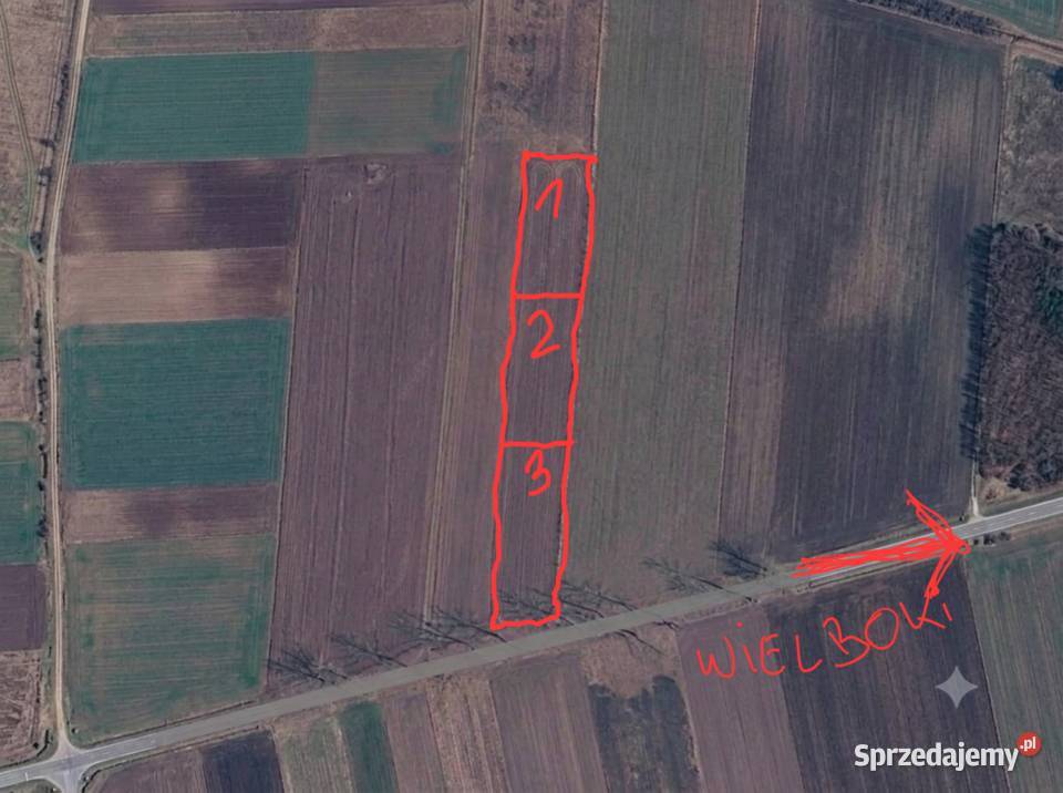 3 działki budowlane Świerczyna