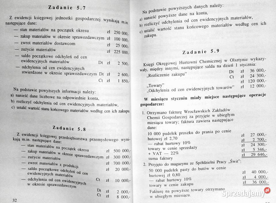 Zbiór zadań Rachunkowość podstaw Jan Matuszewicz Chełm