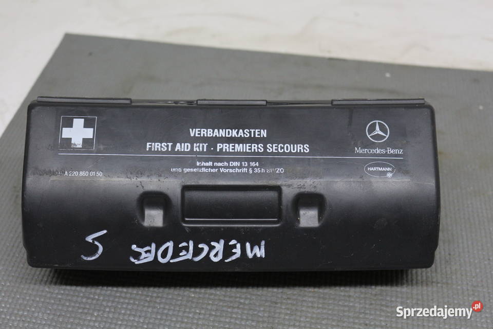 MERCEDES S KLASA W220 APTECZKA KOMPLET ORYGINAŁ Prochowice