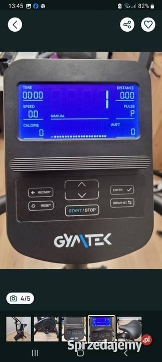 Rowerek elektromagnetyczny Gymtek XB 2000 Sprzęt do ćwiczeń sprzedam