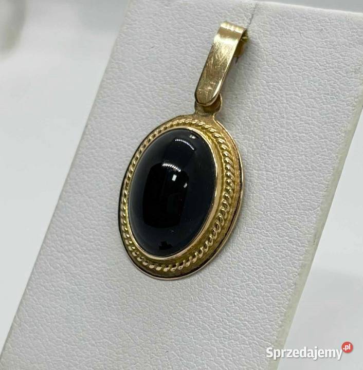 Złota Zawieszka z Onyksem pr 583 281g złoto Elbląg sprzedam