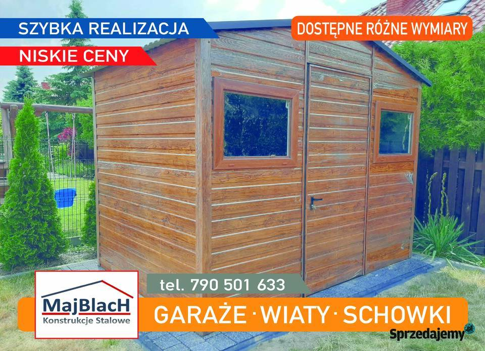 Garaż Blaszany Schowek Narzędziowy Magazyn Pozostałe Piaseczno
