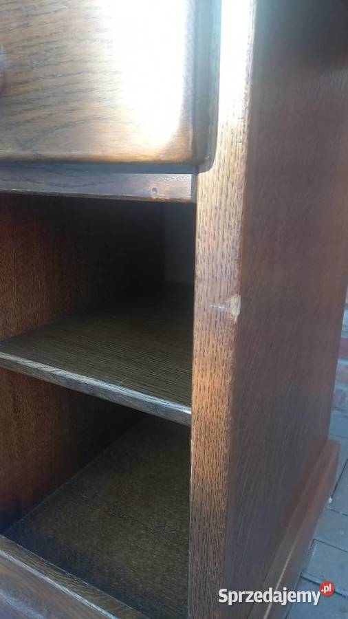 Biurko dębowe drewniane z roletą Sekretarzyk 731 Meble Gawroniec