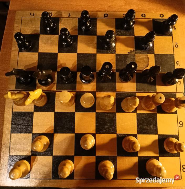 Radziecki zabytkowy zestaw szachowy Rosyjskie Pozostałe Tarnobrzeg sprzedam