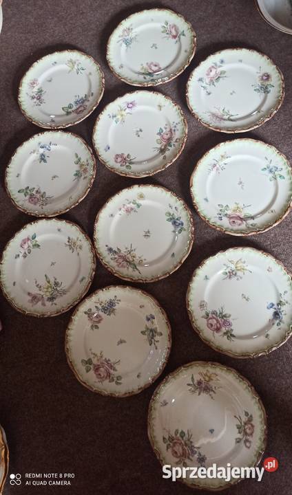 Talerz ręcznie zdobiony Sygnowany Aina Wedin Antyki, Sztuka, Kolekcje Gdańsk