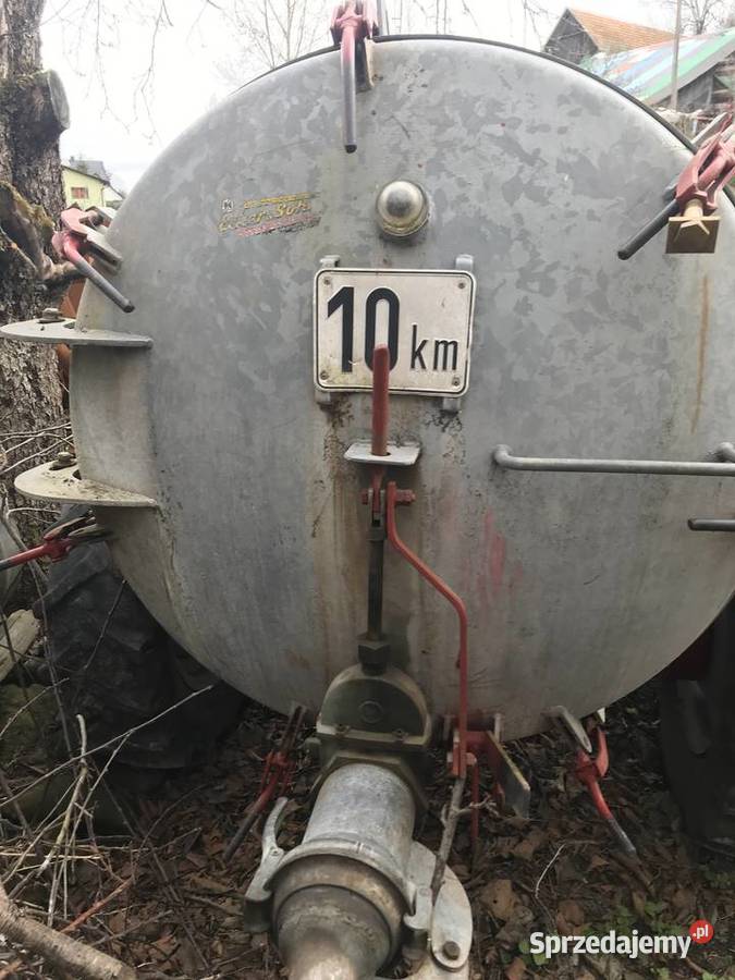 Sprzedam beczkowóz 3000L Huber stan nieuszkodzony Beczkowozy Rabka-Zdrój