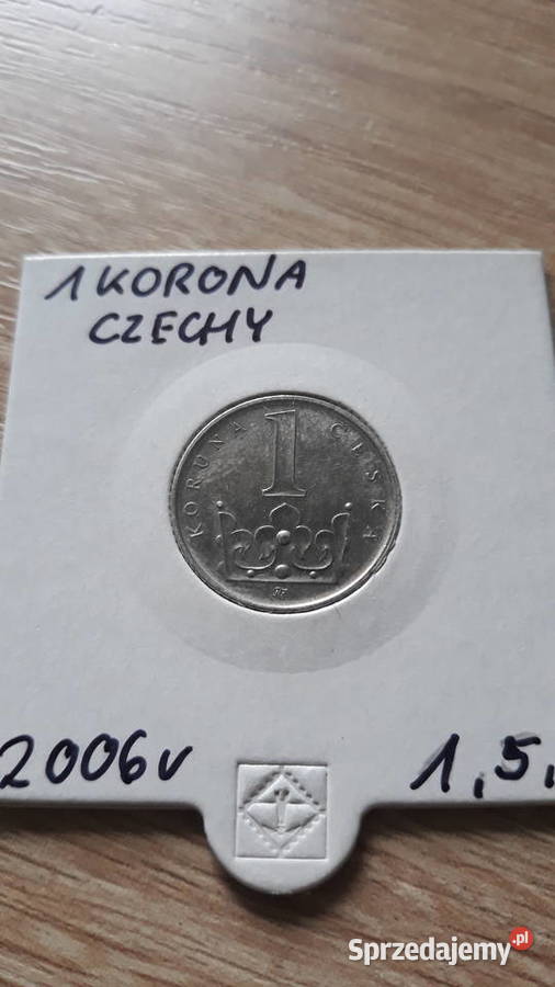 1 Korona Czechy 2006 r Antyki, Sztuka, Kolekcje Konin