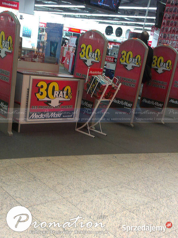 Stojaki i ekspozytory na gazety prasę ulotki Warszawa