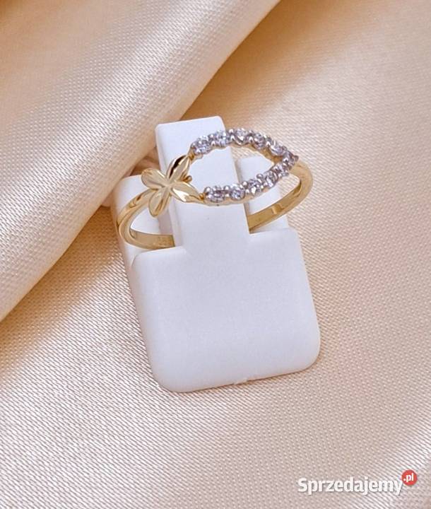 Pierścionek r10 Złoty pr585 Ryba Z606 złote Pierścionki Poznań sprzedam