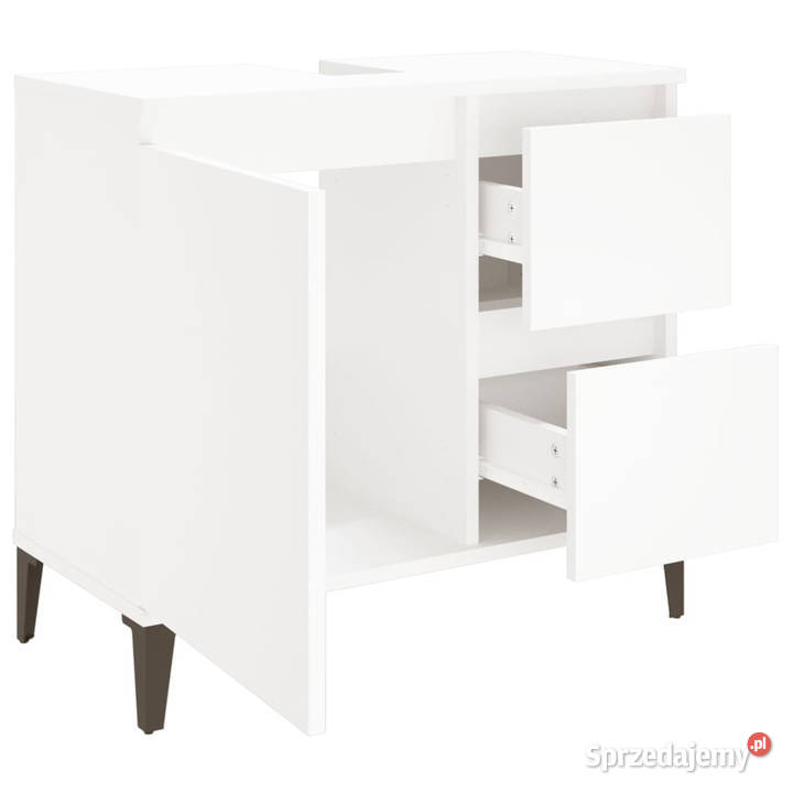 Szafka łazienkowa biała 65x33x60 materiał mazowieckie
