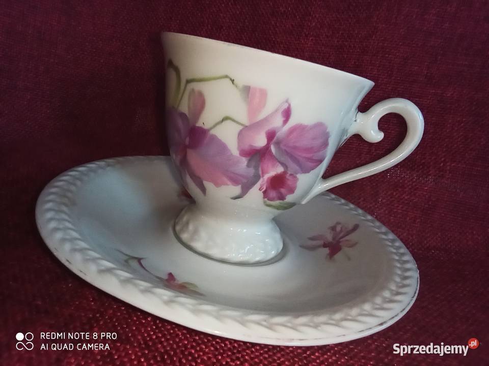 Filiżanka z talerzykiem deserowym CT 1928 r Gdańsk