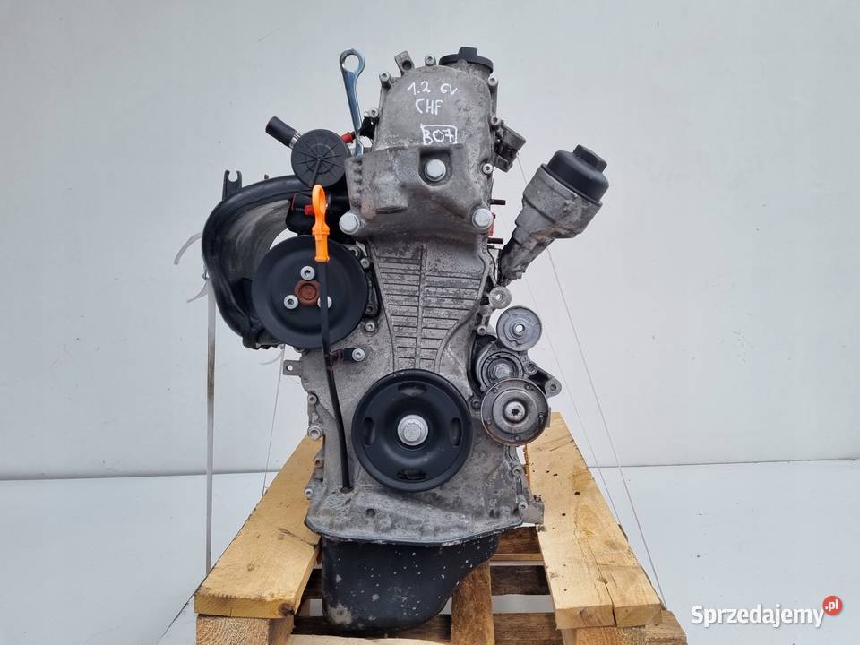 SILNIK VW FOX 12 6V 55 ładna kompresja CHF CHFB Janów