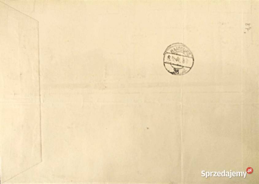 LUKSEMBURG 1941 Okupacja Niemiecka List Polecony Filatelistyka Człuchów sprzedam