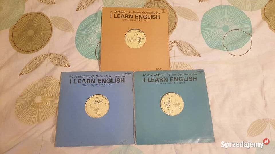 3 Płyty winylowe Język angielski dzieci M dla dzieci sprzedam
